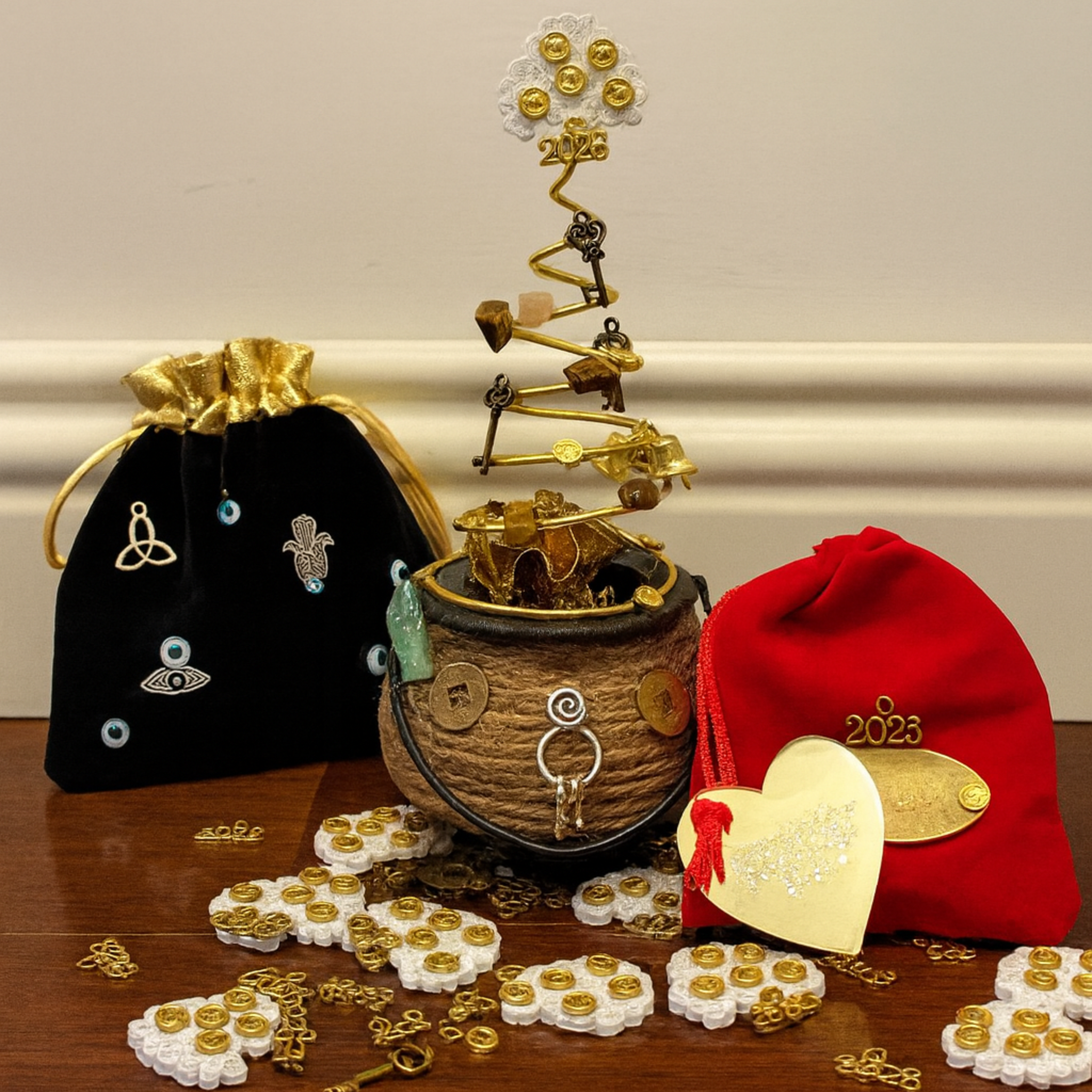 Kit Esoterico per tutto l'anno - Desideri, Protezione e Albero 2026